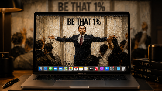 Be That 1% – Luxury Oil Painting Wallpaper