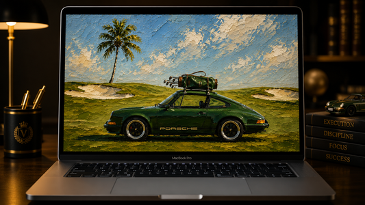 Golf Club Heritage – Luxury Oil Painting Wallpaper