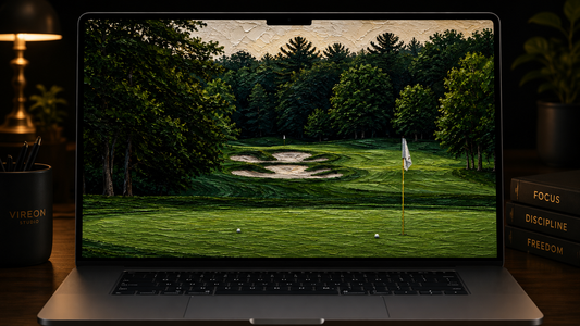 Championship Greens – Luxury Oil Painting Wallpaper