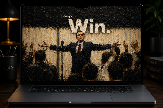 I Always Win – Luxury Oil Painting Wallpaper